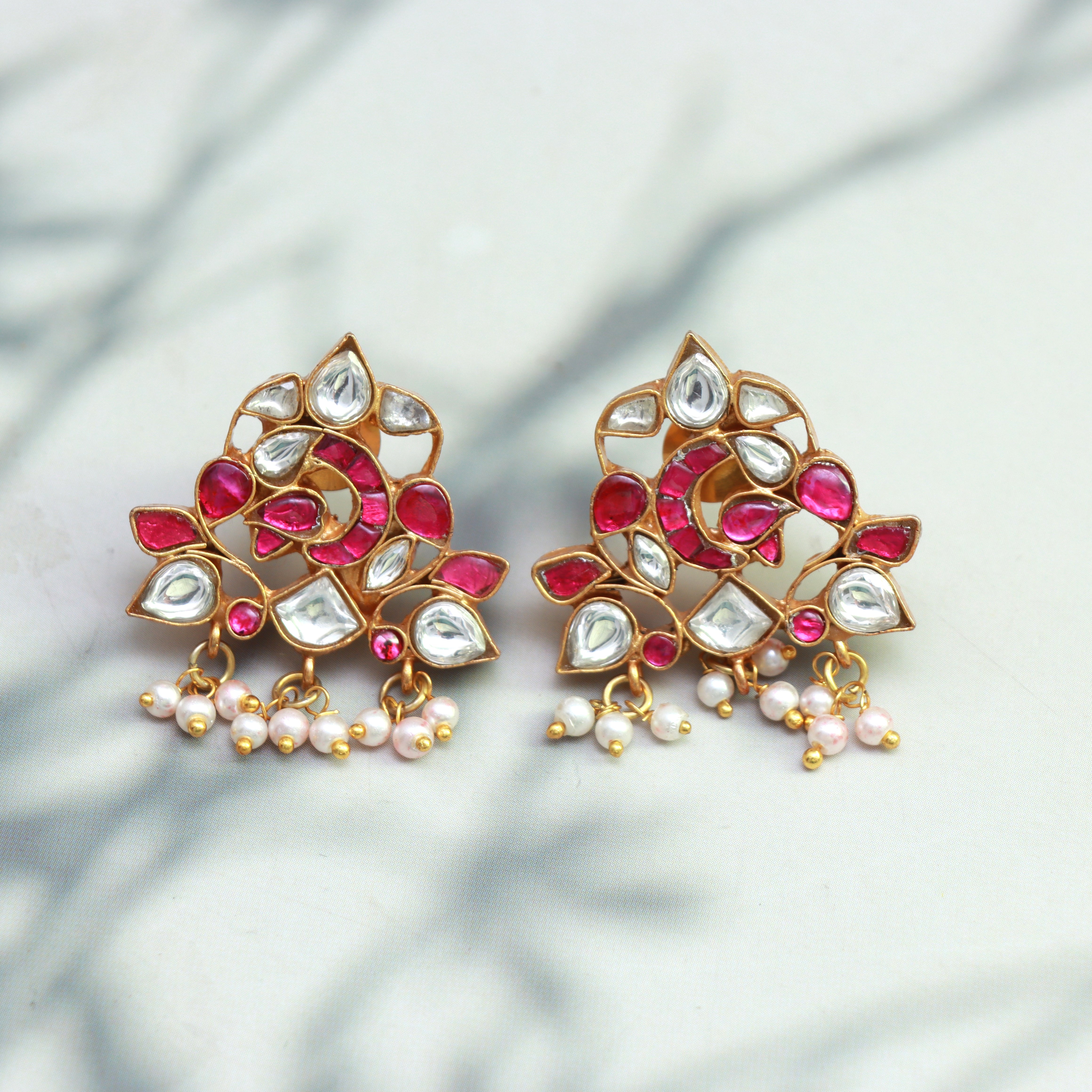 Royal Kundan & Jade Chokker Set - Dropdeadgorgeous