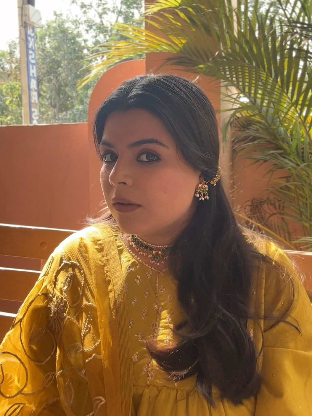 Chandramukhi Kundan Haar with Studs - Dropdeadgorgeous
