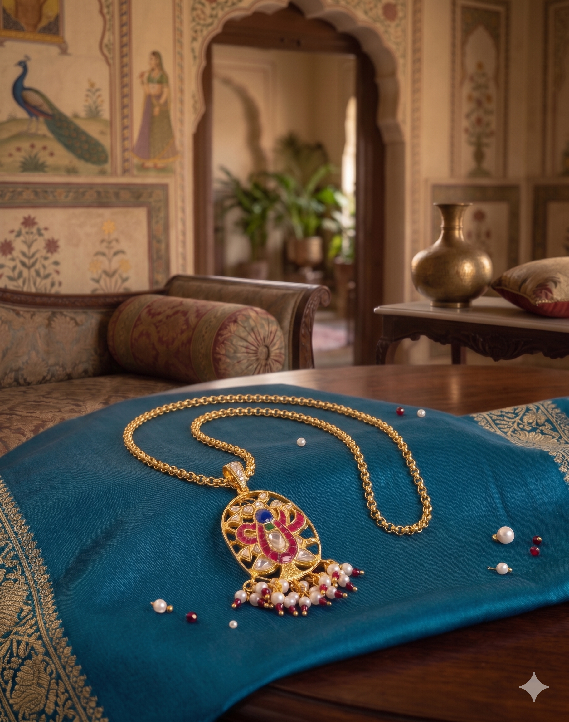 Shreenath Ji Pendant - Dropdeadgorgeous