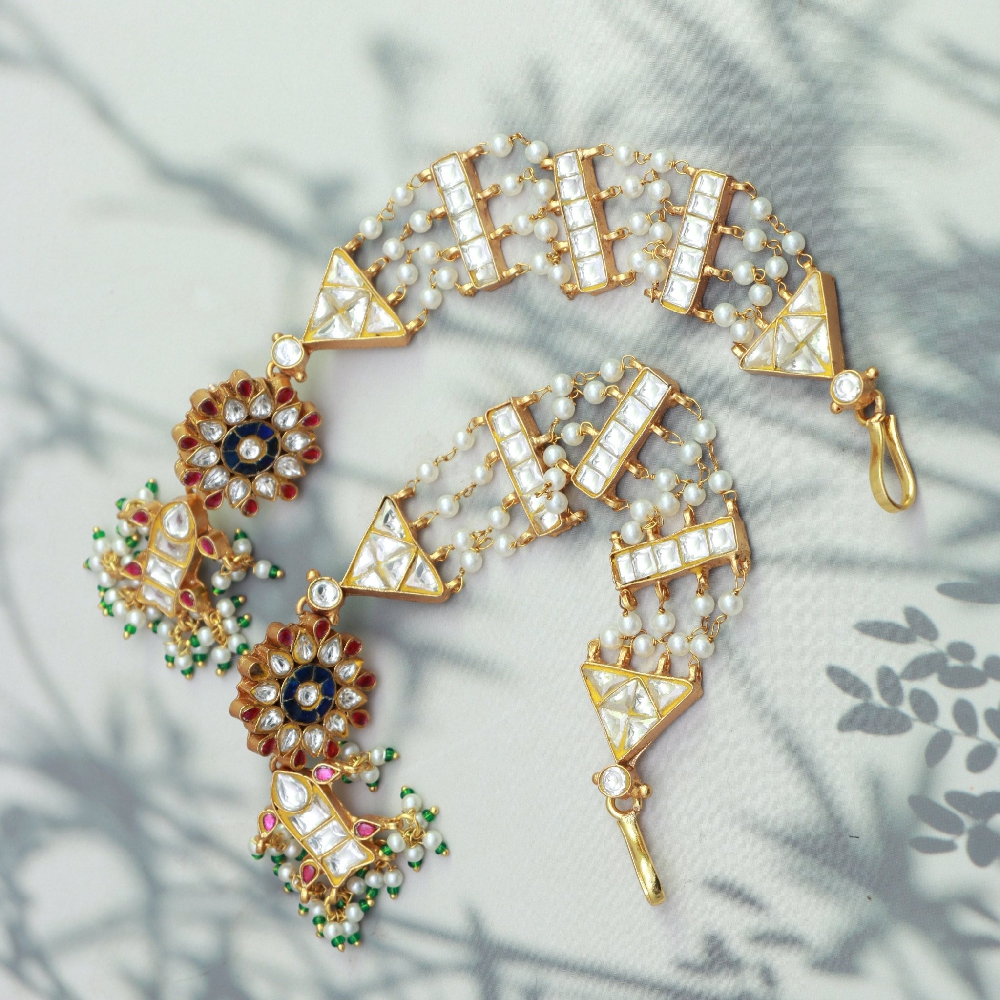 Royal Rajputi Kundan Haar - Dropdeadgorgeous