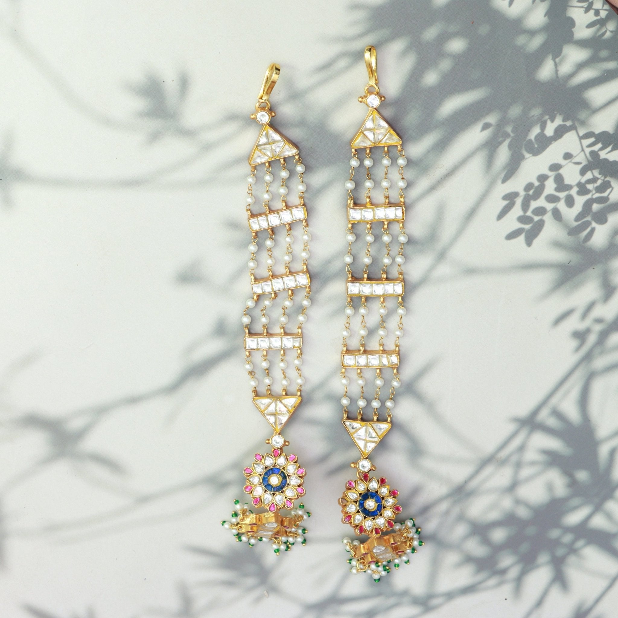 Royal Rajputi Kundan Haar - Dropdeadgorgeous