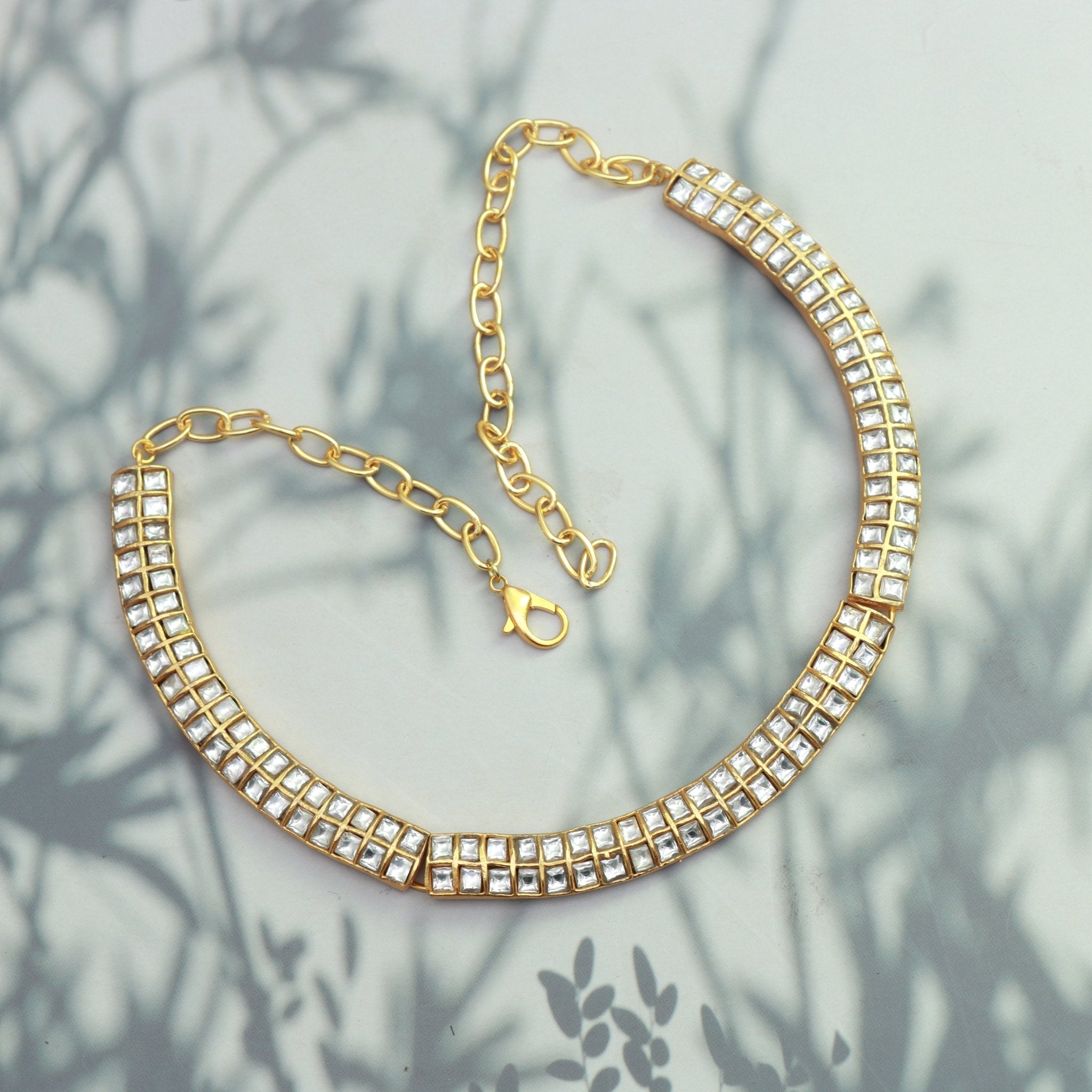 Classic Kundan Choker - Dropdeadgorgeous