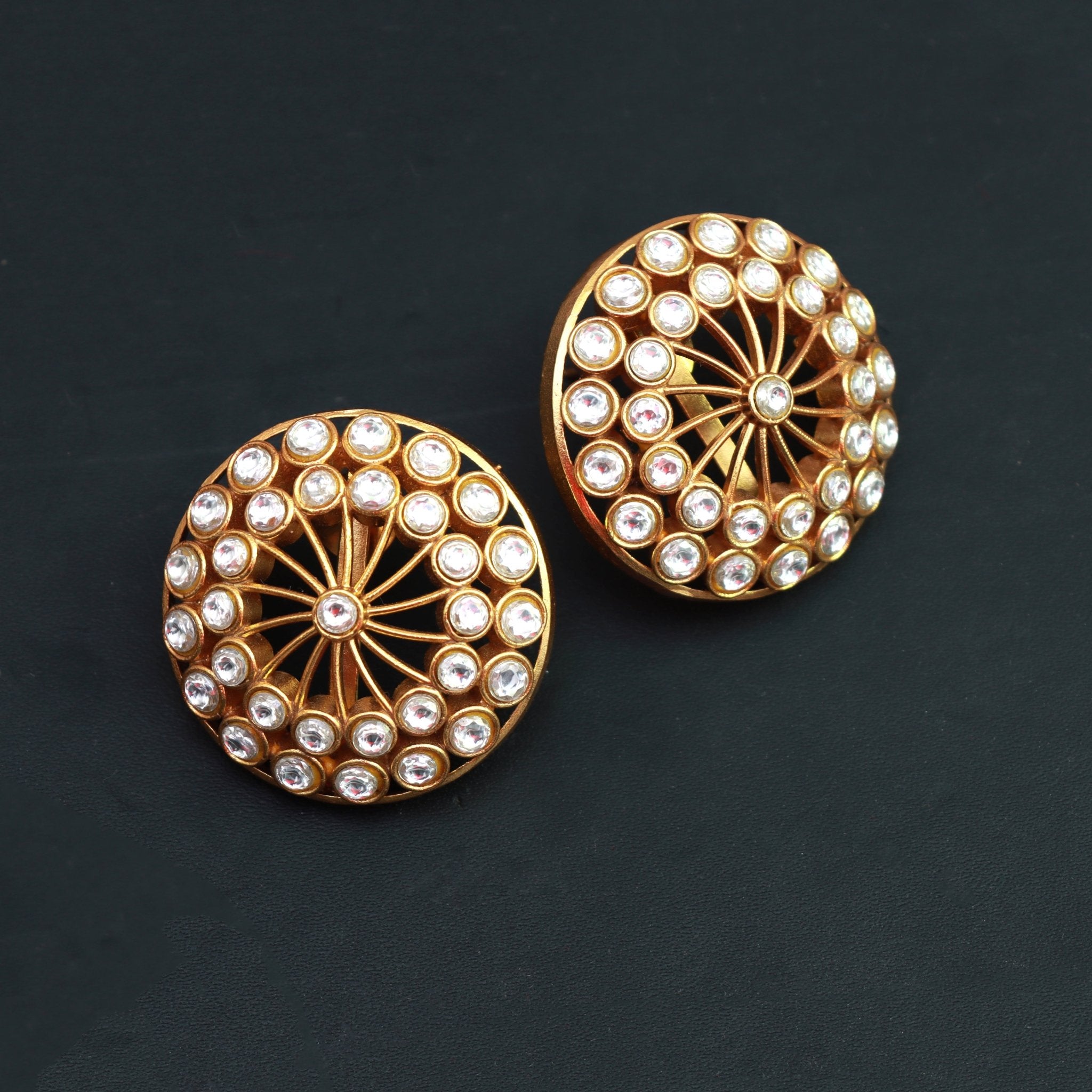 Royal Radiance Kundan Studs - Dropdeadgorgeous