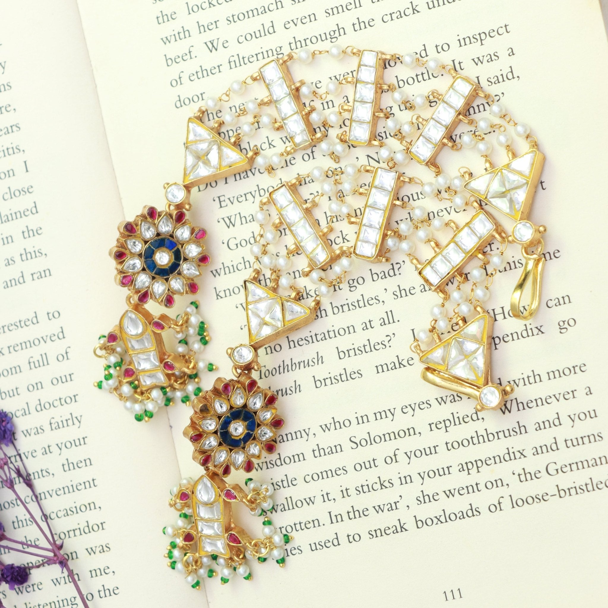 Royal Rajputi Kundan Haar - Dropdeadgorgeous