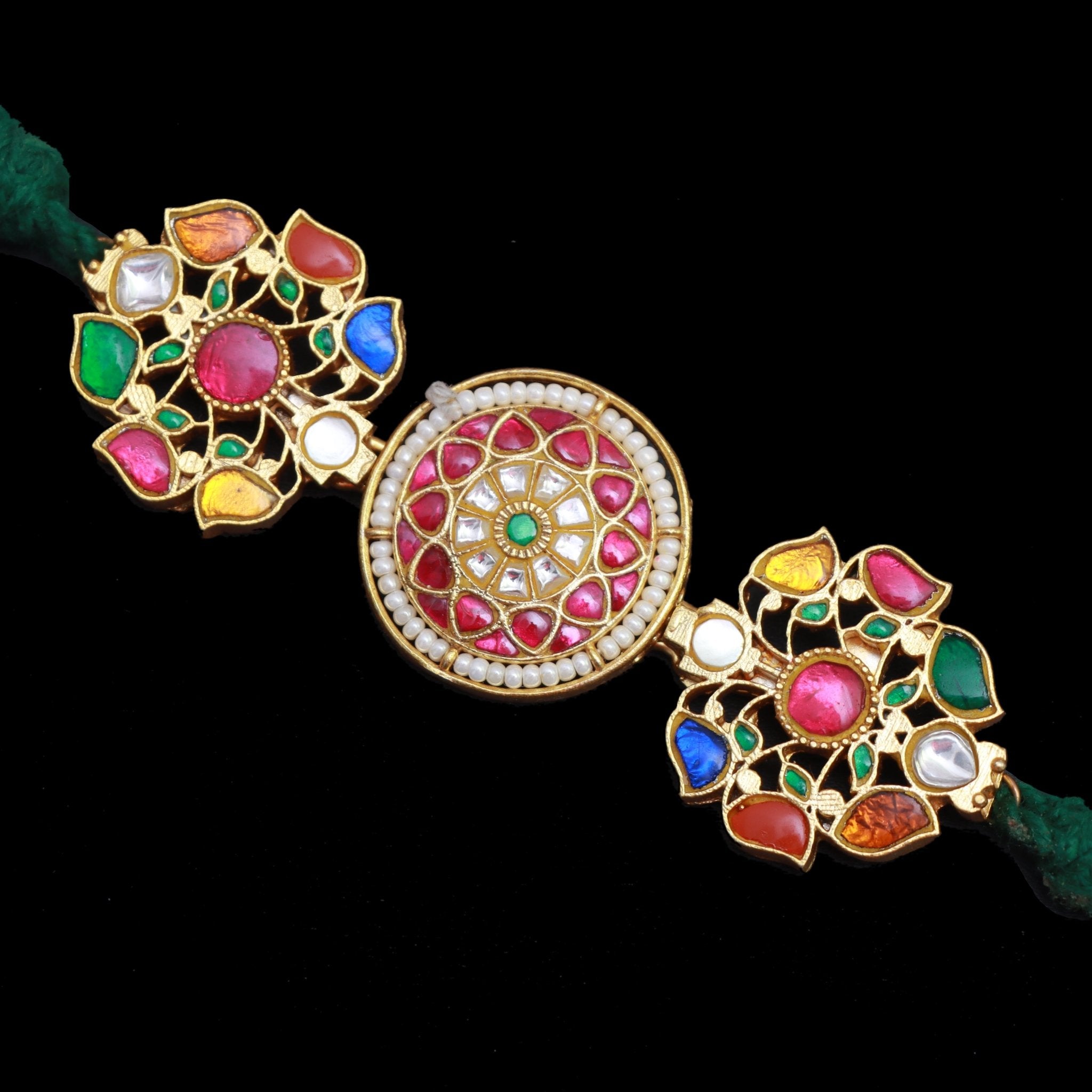 Navratna Radiance Choker Set - Dropdeadgorgeous