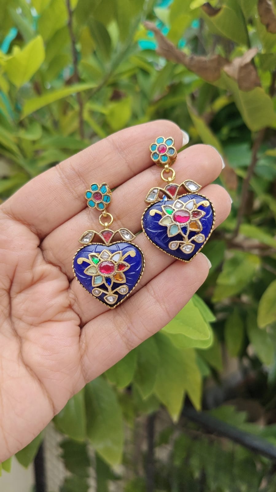 Jaipur Inlay Earrings - Dropdeadgorgeous