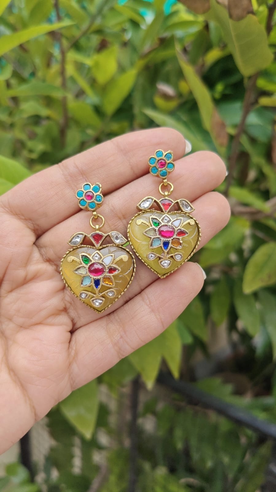 Jaipur Inlay Earrings - Dropdeadgorgeous