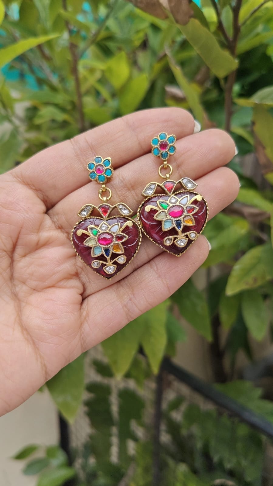 Jaipur Inlay Earrings - Dropdeadgorgeous