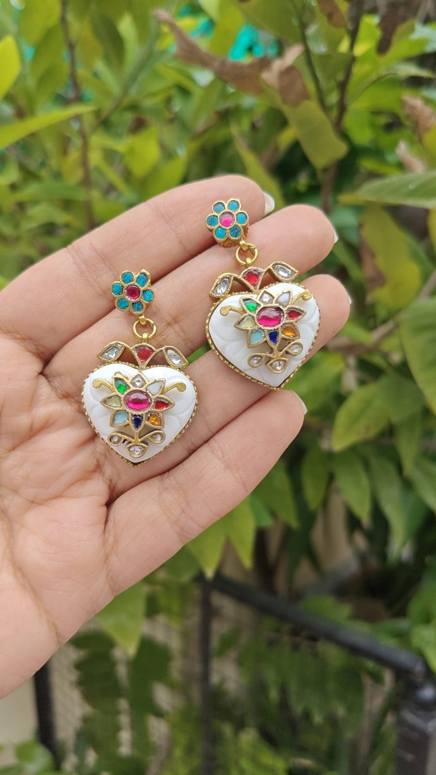 Jaipur Inlay Earrings - Dropdeadgorgeous