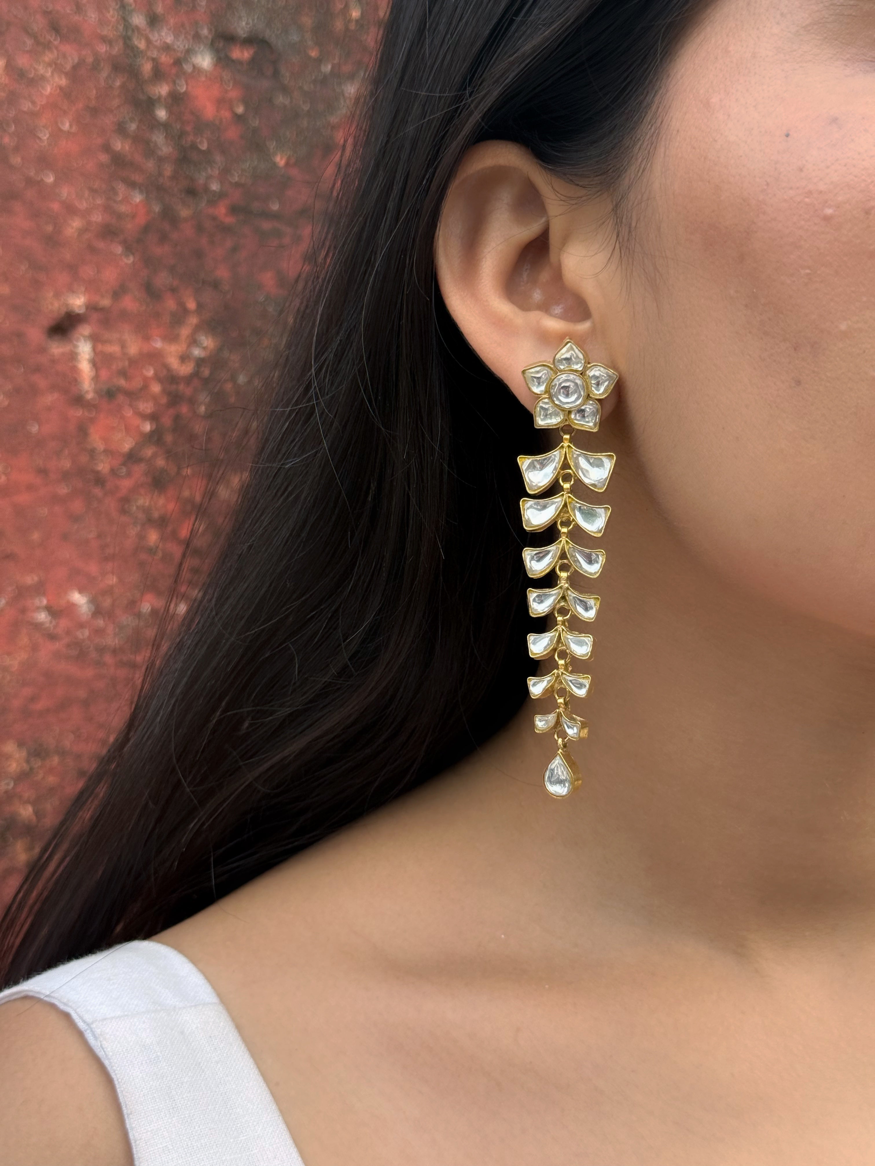 OG Kundan Kali Danglers - Dropdeadgorgeous