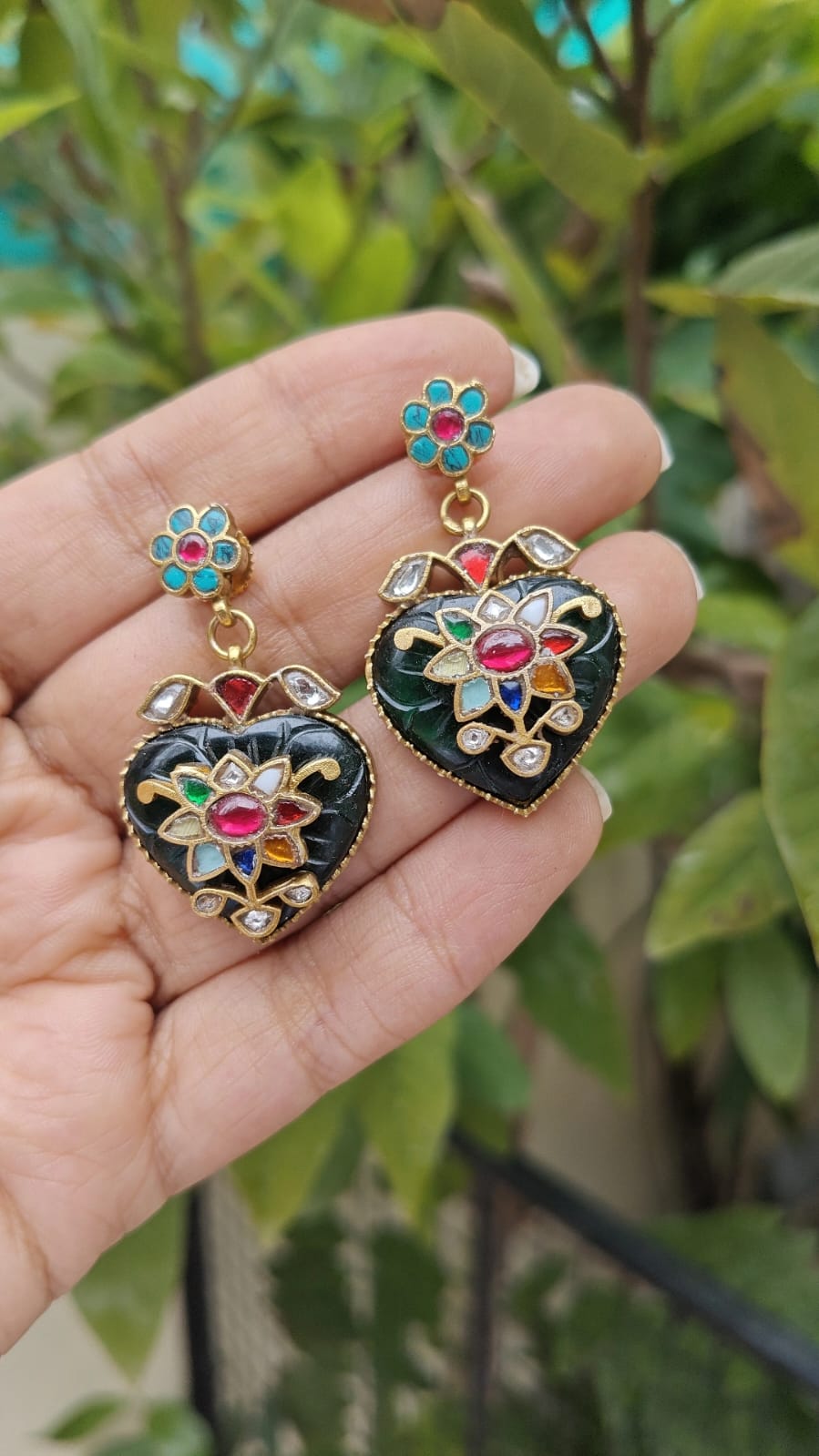 Jaipur Inlay Earrings - Dropdeadgorgeous