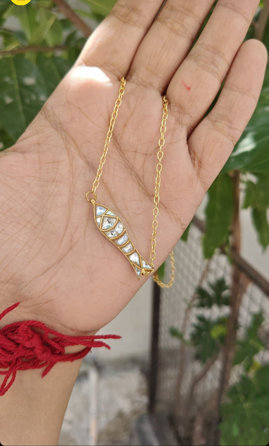 Macchli Kundan Pendant